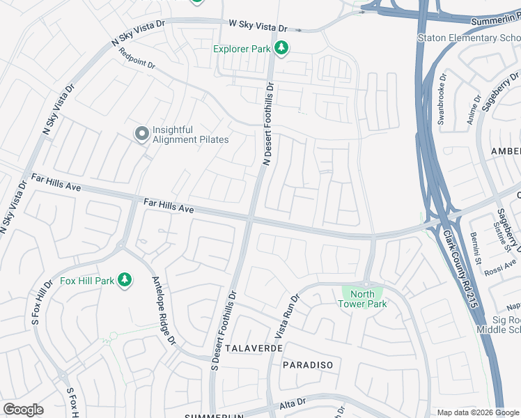 map of restaurants, bars, coffee shops, grocery stores, and more near 11729 Far Hills Avenue in Las Vegas