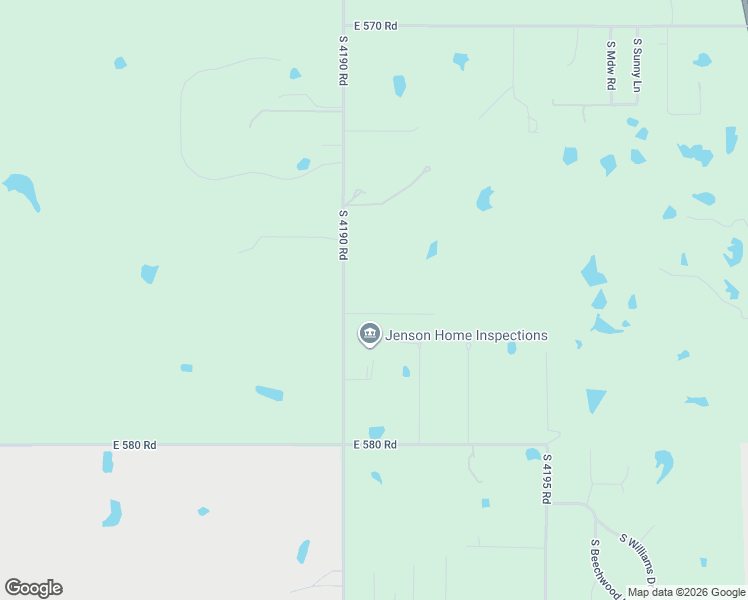 map of restaurants, bars, coffee shops, grocery stores, and more near 16112 East Mary Lynn Road in Inola
