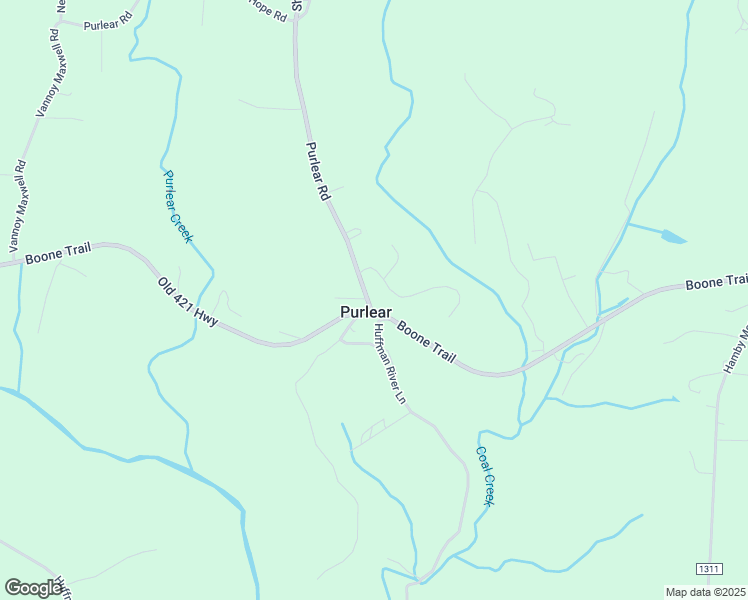 map of restaurants, bars, coffee shops, grocery stores, and more near in Purlear