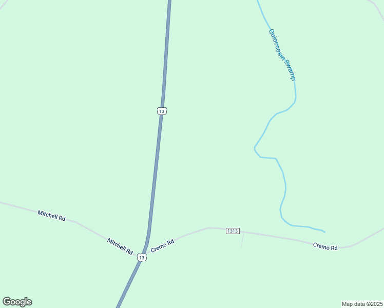 map of restaurants, bars, coffee shops, grocery stores, and more near 2624 U.S. 13 in Ahoskie