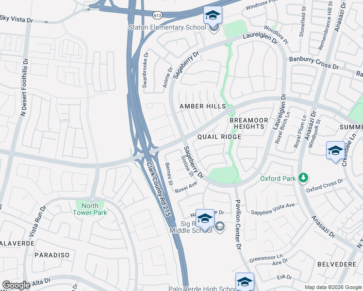 map of restaurants, bars, coffee shops, grocery stores, and more near 832 Sistine Street in Las Vegas