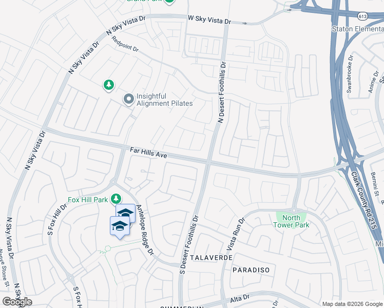 map of restaurants, bars, coffee shops, grocery stores, and more near 11818 Corenzio Avenue in Las Vegas