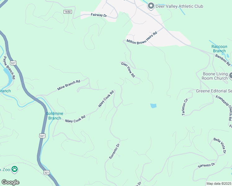 map of restaurants, bars, coffee shops, grocery stores, and more near 929 Niley Cook Road in Blowing Rock