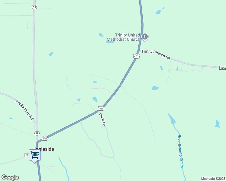 map of restaurants, bars, coffee shops, grocery stores, and more near 102 Ingle Drive in Louisburg