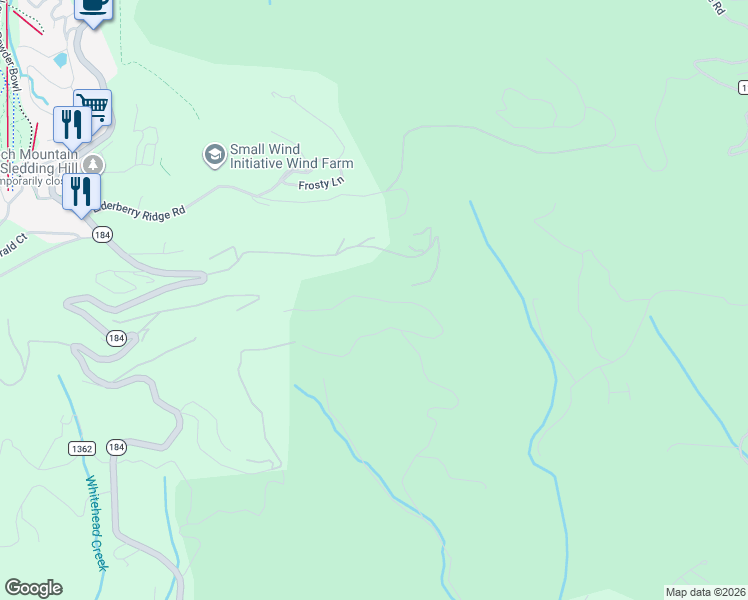 map of restaurants, bars, coffee shops, grocery stores, and more near 990 Fox Meadow Road in Banner Elk