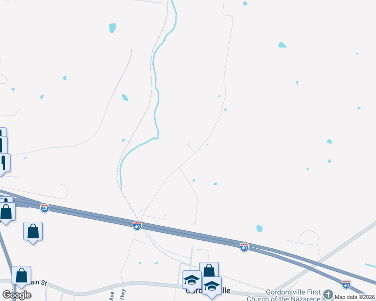 map of restaurants, bars, coffee shops, grocery stores, and more near 317 Hogan Road in Gordonsville