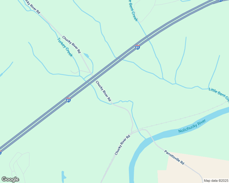 map of restaurants, bars, coffee shops, grocery stores, and more near 4053 Chucky River Road in Morristown