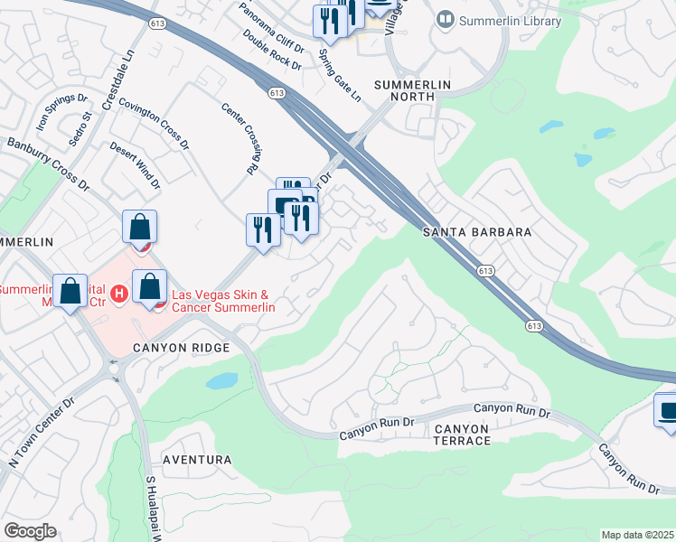 map of restaurants, bars, coffee shops, grocery stores, and more near 912 Duckhorn Court in Las Vegas