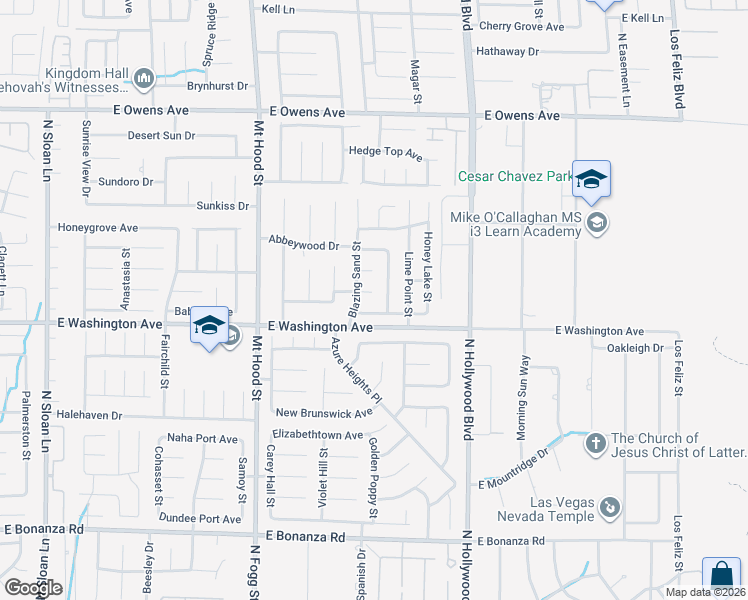map of restaurants, bars, coffee shops, grocery stores, and more near 6483 Grand Gulch Court in Las Vegas
