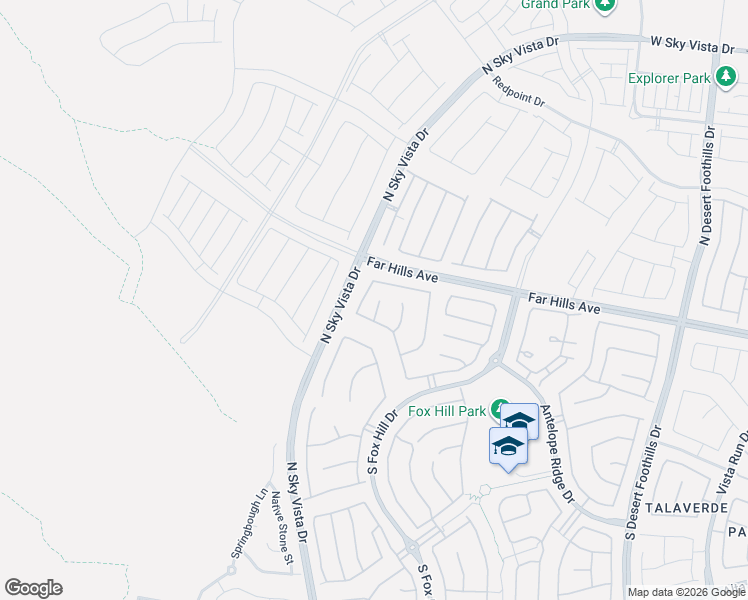 map of restaurants, bars, coffee shops, grocery stores, and more near 53 Cantabria Coast Street in Las Vegas