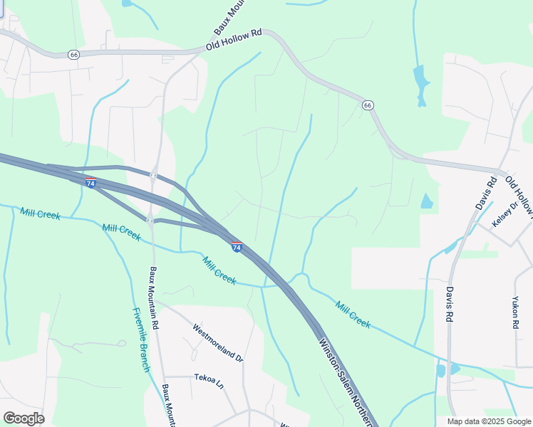 map of restaurants, bars, coffee shops, grocery stores, and more near 4971 Phelps Drive in Winston-Salem