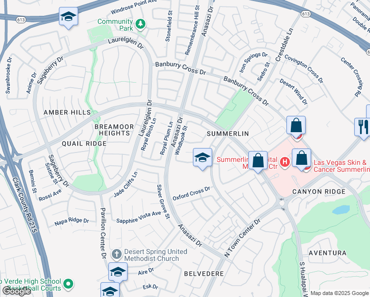 map of restaurants, bars, coffee shops, grocery stores, and more near 10528 Prime View in Las Vegas