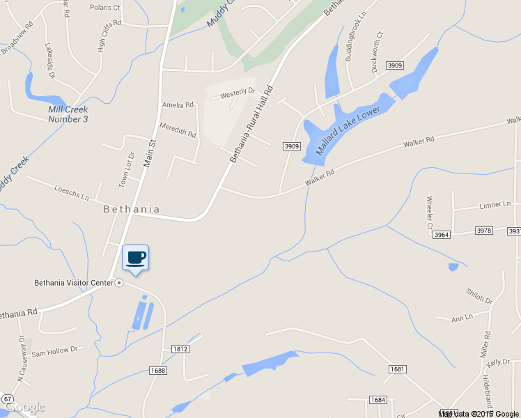 map of restaurants, bars, coffee shops, grocery stores, and more near 2204 Walker Road in Winston-Salem