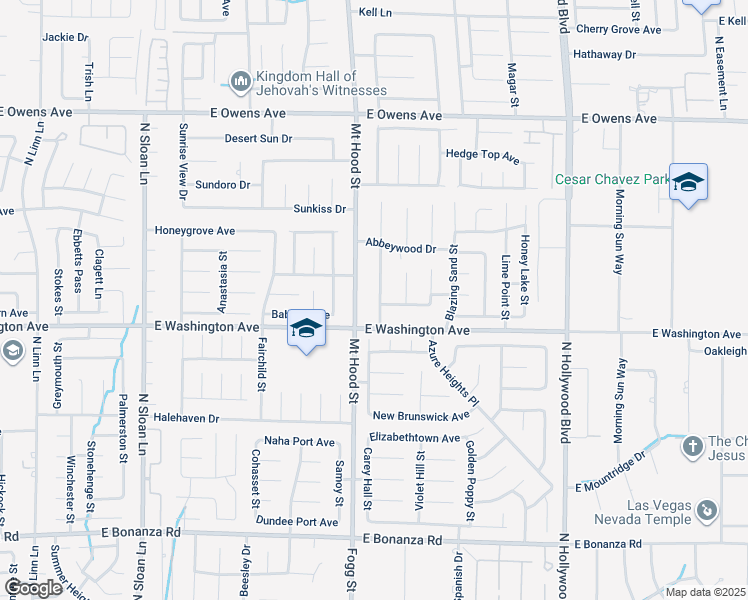 map of restaurants, bars, coffee shops, grocery stores, and more near 1251 Los Meadows Drive in Las Vegas