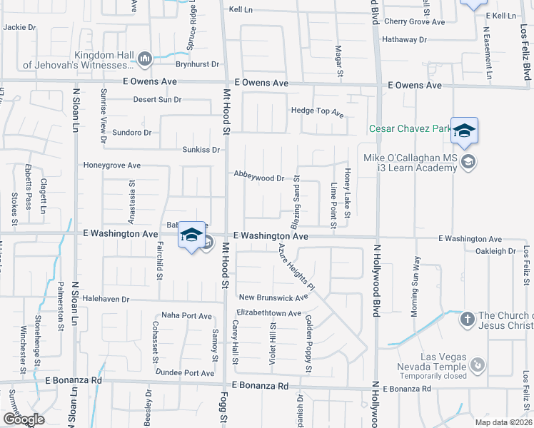 map of restaurants, bars, coffee shops, grocery stores, and more near 1250 Bobrich Circle in Las Vegas