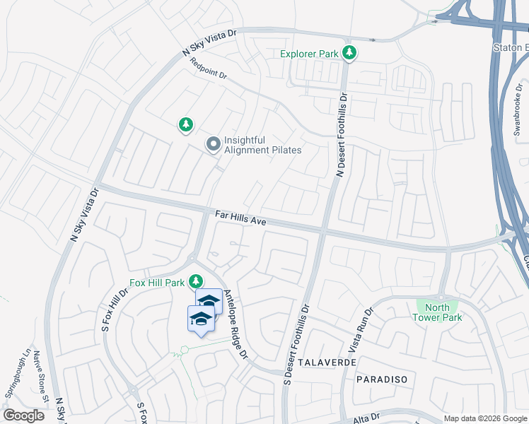 map of restaurants, bars, coffee shops, grocery stores, and more near 11909 Pippa Avenue in Las Vegas