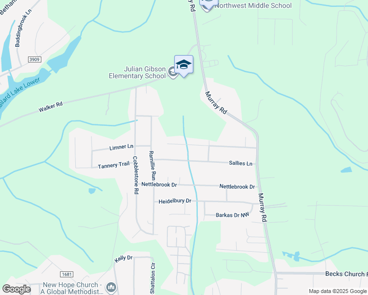 map of restaurants, bars, coffee shops, grocery stores, and more near 2076 Pembrooke Forest Drive in Winston-Salem