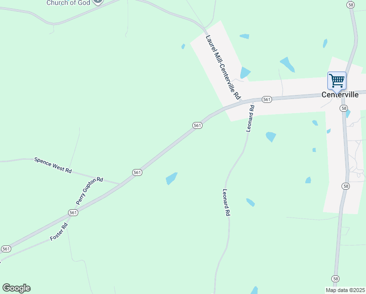 map of restaurants, bars, coffee shops, grocery stores, and more near 5522 North Carolina 561 in Louisburg