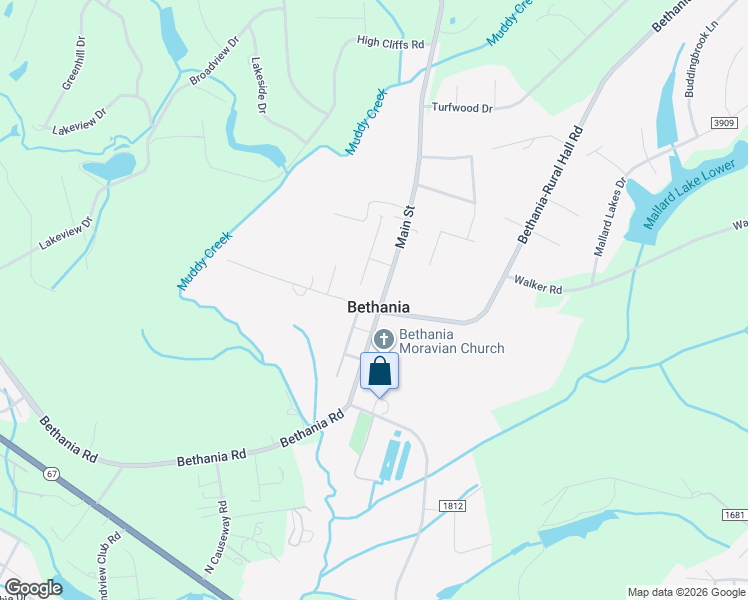 map of restaurants, bars, coffee shops, grocery stores, and more near in Bethania