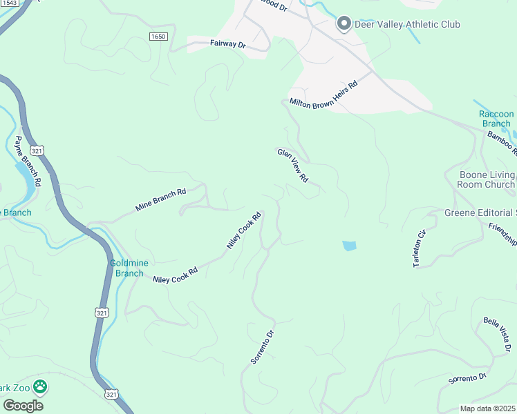 map of restaurants, bars, coffee shops, grocery stores, and more near 929 Niley Cook Road in Blowing Rock