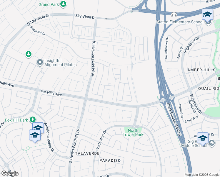 map of restaurants, bars, coffee shops, grocery stores, and more near 11644 Barga Court in Las Vegas
