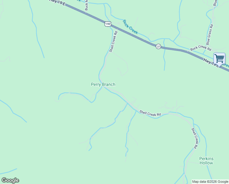 map of restaurants, bars, coffee shops, grocery stores, and more near 220 Shell Creek Road in Roan Mountain