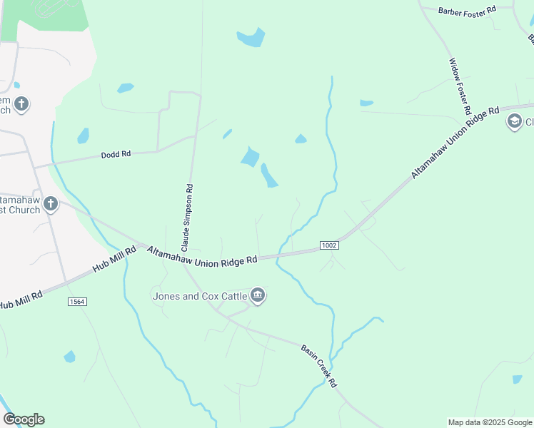 map of restaurants, bars, coffee shops, grocery stores, and more near 2652 Sudie Drive in Burlington