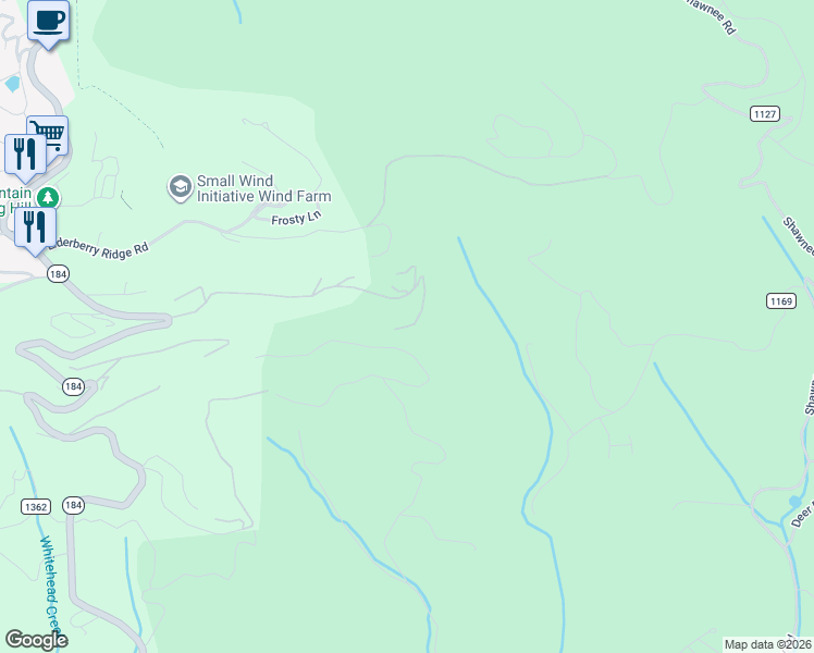 map of restaurants, bars, coffee shops, grocery stores, and more near 679 Fox Run Road in Banner Elk