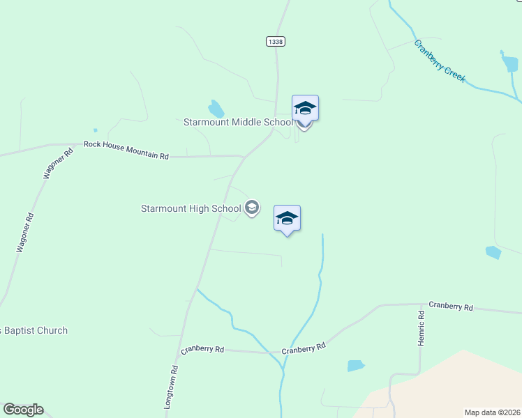 map of restaurants, bars, coffee shops, grocery stores, and more near 2516 Longtown Road in Boonville