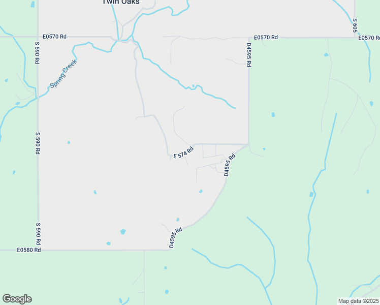 map of restaurants, bars, coffee shops, grocery stores, and more near E0570 Road in Kansas