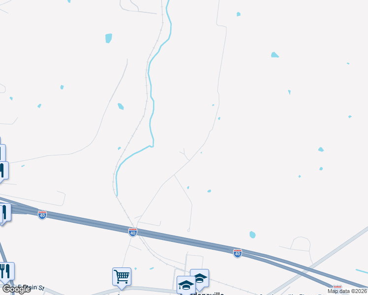 map of restaurants, bars, coffee shops, grocery stores, and more near 317 Hogan Road in Gordonsville