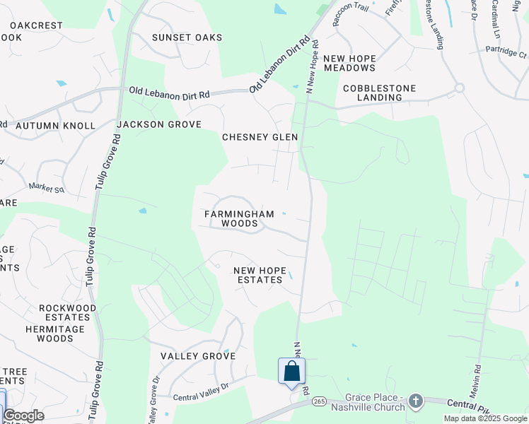 map of restaurants, bars, coffee shops, grocery stores, and more near 5504 Knollcrest Court in Nashville
