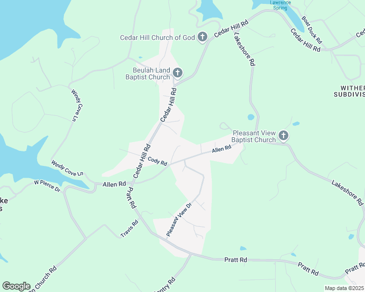 map of restaurants, bars, coffee shops, grocery stores, and more near 1750 Allen Road in Hamblen County
