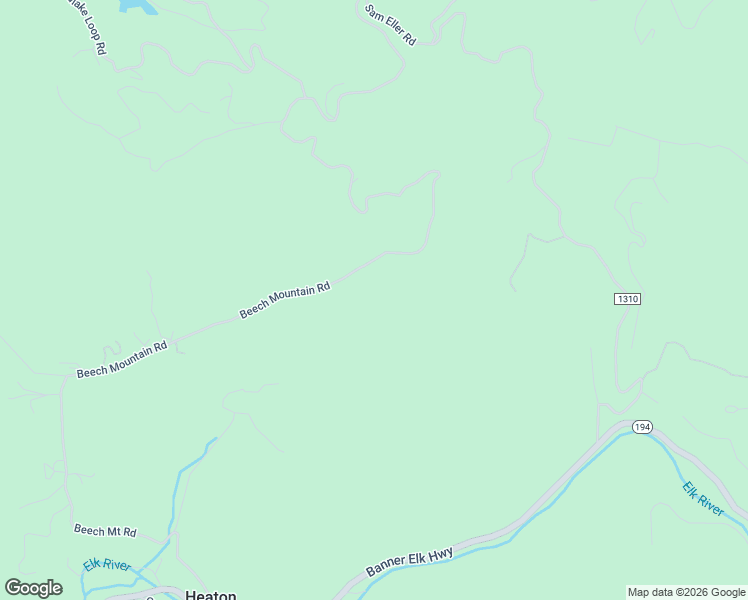 map of restaurants, bars, coffee shops, grocery stores, and more near Beech Mountain Road in Elk Park