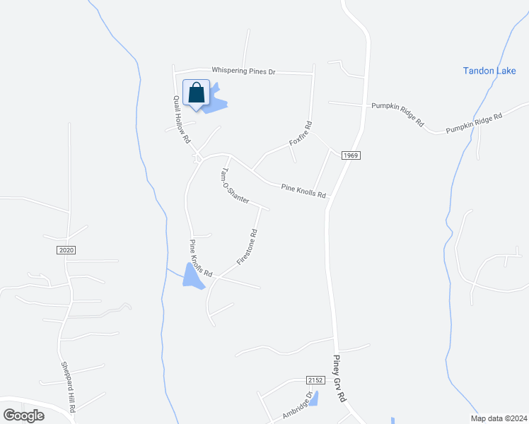 map of restaurants, bars, coffee shops, grocery stores, and more near 3900 Tam-O-Shanter in Kernersville