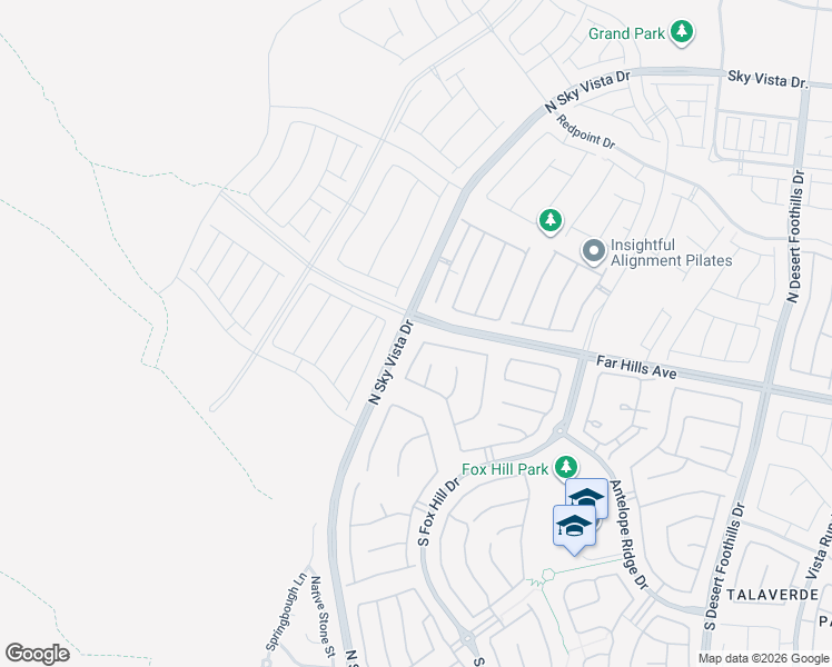 map of restaurants, bars, coffee shops, grocery stores, and more near 53 Cantabria Coast Street in Las Vegas