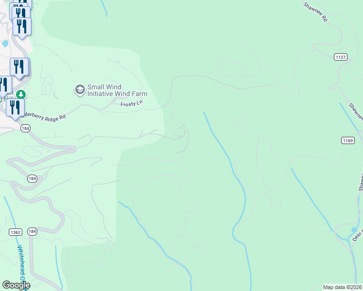 map of restaurants, bars, coffee shops, grocery stores, and more near 679 Fox Run Road in Banner Elk