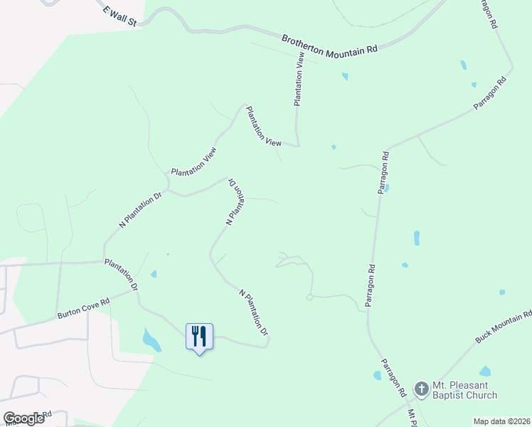map of restaurants, bars, coffee shops, grocery stores, and more near 410 Auguste Circle in Cookeville