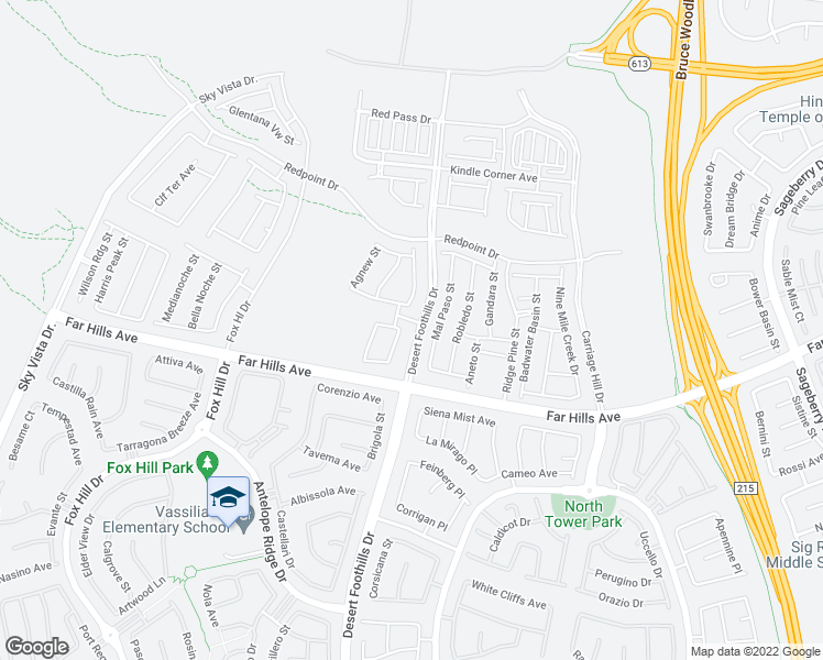 map of restaurants, bars, coffee shops, grocery stores, and more near in Las Vegas