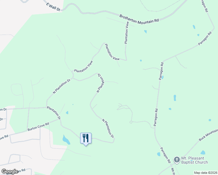 map of restaurants, bars, coffee shops, grocery stores, and more near 411 Auguste Circle in Cookeville