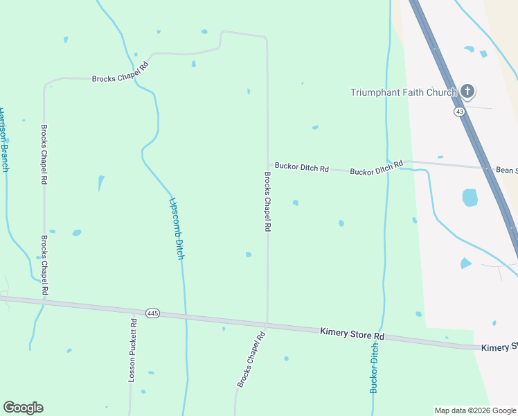 map of restaurants, bars, coffee shops, grocery stores, and more near 1300 Brocks Chapel Rd in Greenfield