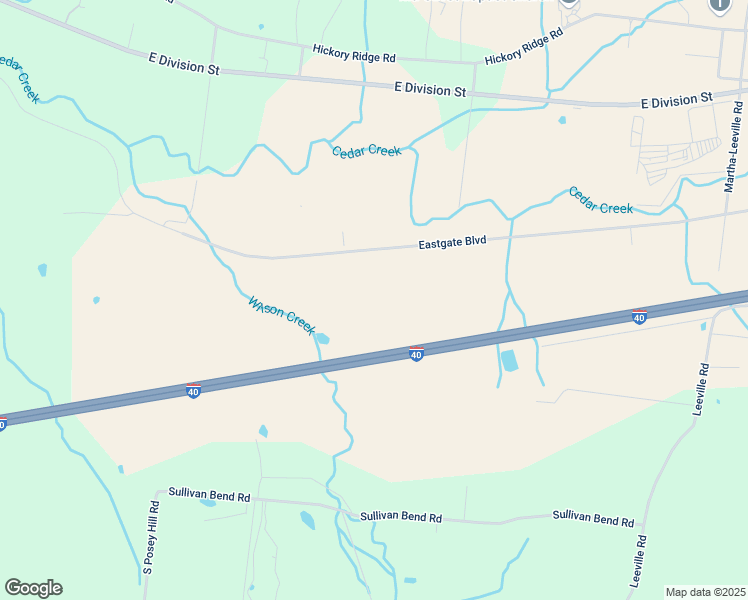 map of restaurants, bars, coffee shops, grocery stores, and more near 7950 Eastgate Blvd in Lebanon