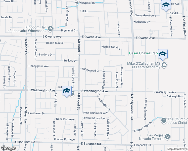 map of restaurants, bars, coffee shops, grocery stores, and more near 1328 Bobrich Circle in Las Vegas