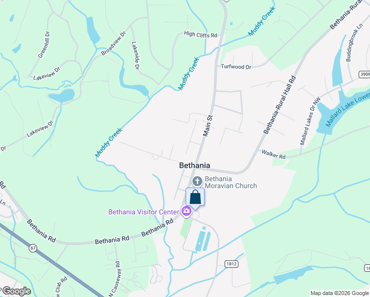 map of restaurants, bars, coffee shops, grocery stores, and more near in Bethania