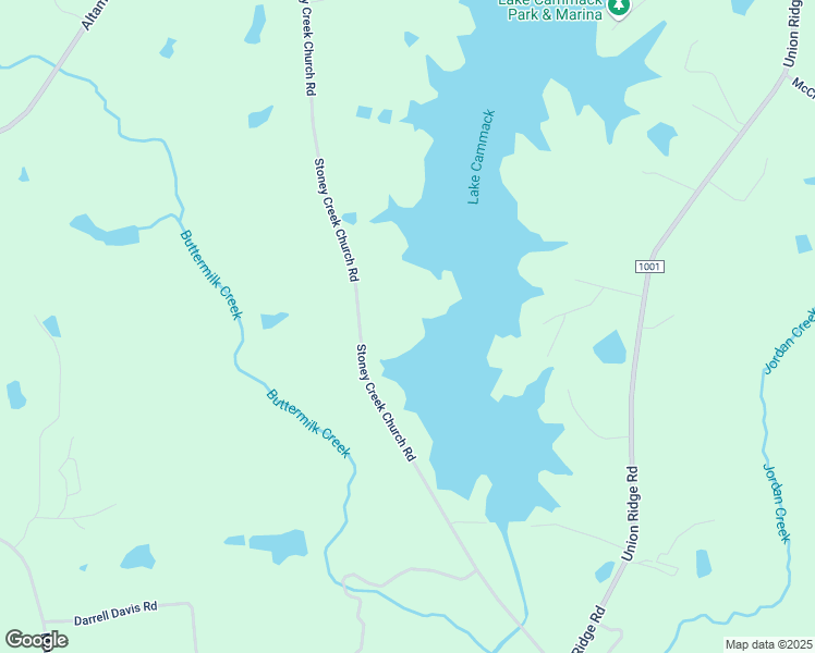 map of restaurants, bars, coffee shops, grocery stores, and more near 573 Stoney Creek Church Road in Burlington