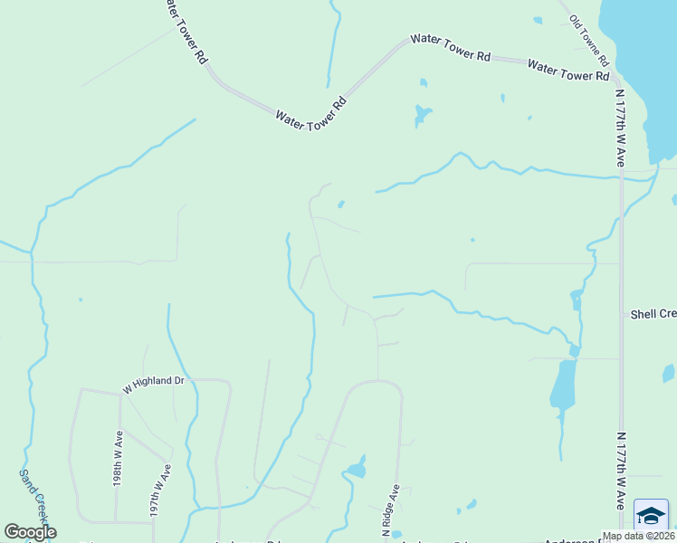 map of restaurants, bars, coffee shops, grocery stores, and more near 332 Lakeview Drive in Sand Springs