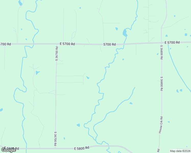 map of restaurants, bars, coffee shops, grocery stores, and more near 57334 South 36730 Road in Terlton