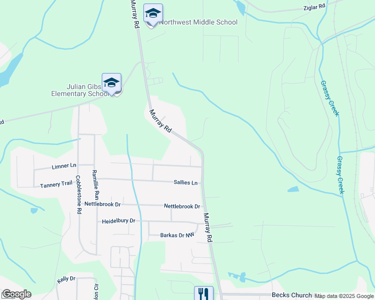 map of restaurants, bars, coffee shops, grocery stores, and more near 2017 Pembrooke Forest Drive in Winston-Salem