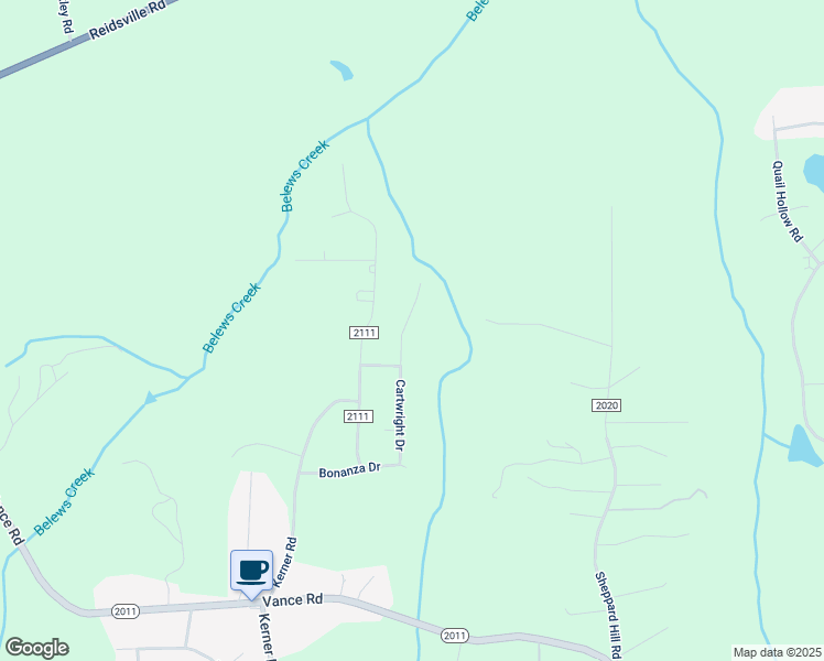 map of restaurants, bars, coffee shops, grocery stores, and more near 1980 Cartwright Drive in Kernersville