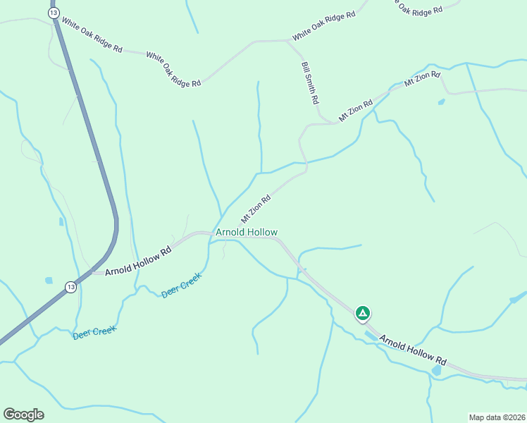 map of restaurants, bars, coffee shops, grocery stores, and more near 121 Deer Creek Road in McEwen